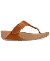 Sarna Tan Brown Leather Thong Sandal