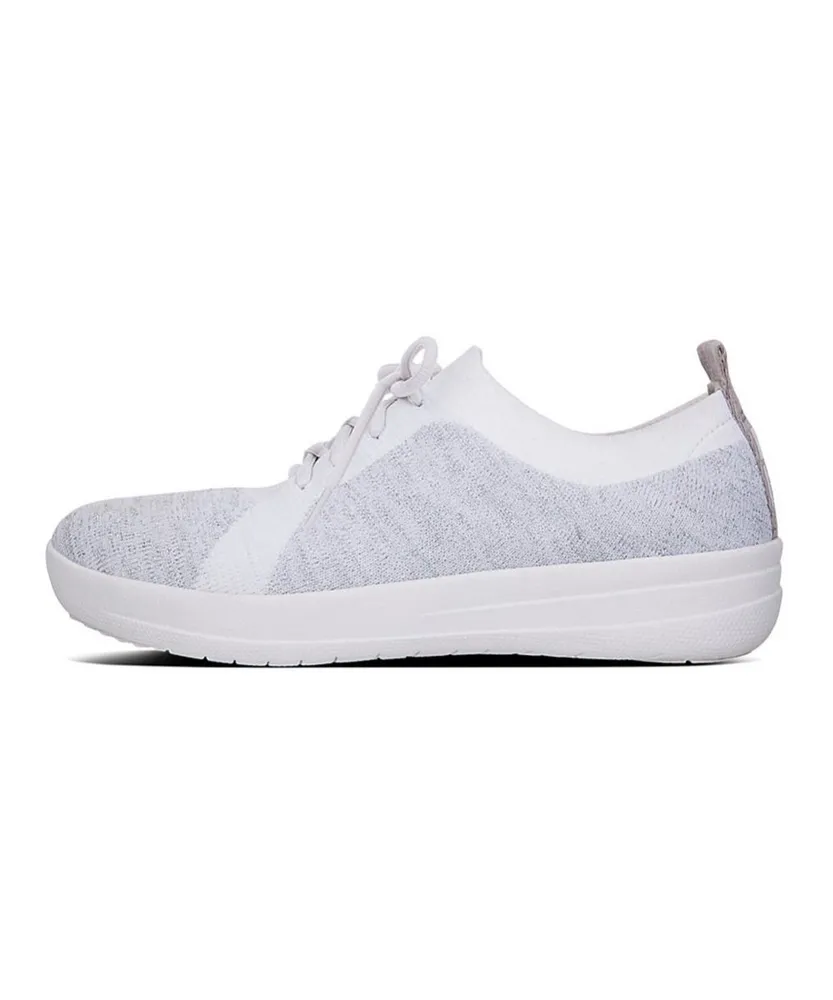 F-Sporty Uberknit Silver White Lace-Up Sneaker