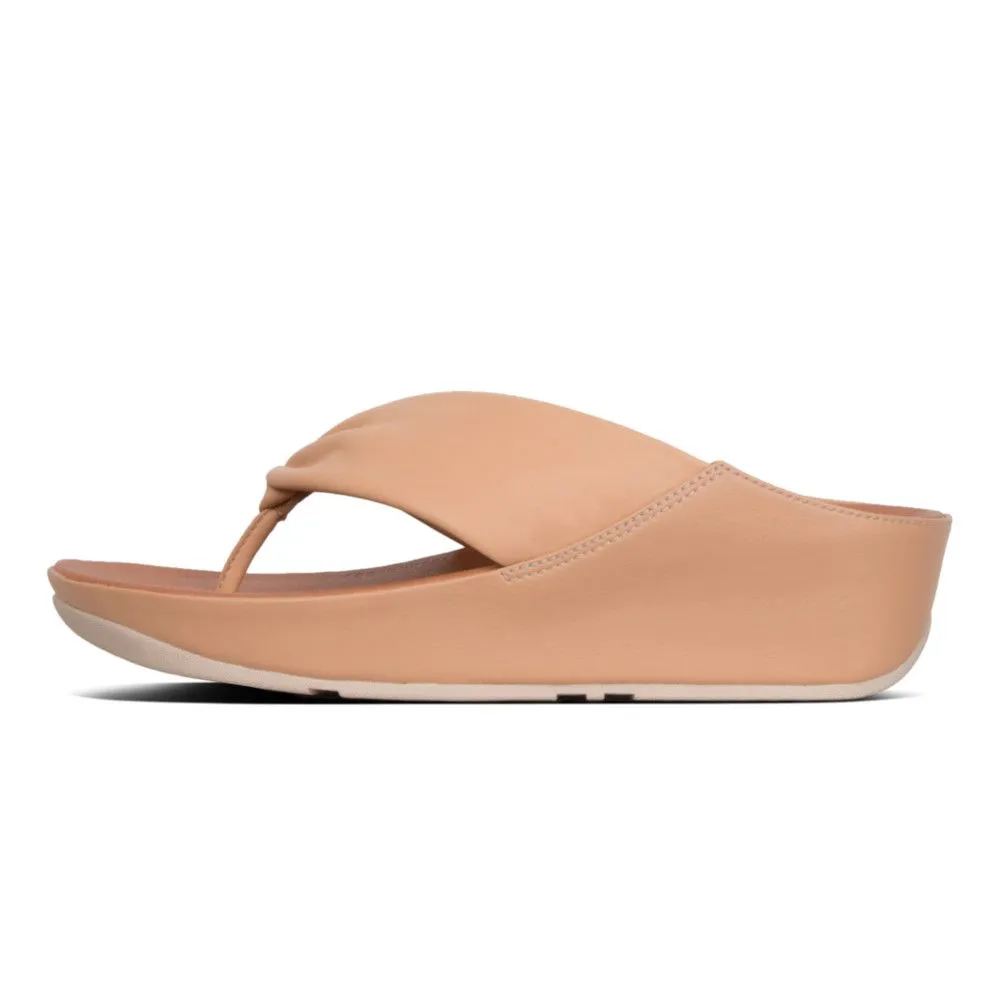 Twiss Blush Leather Thong Sandal