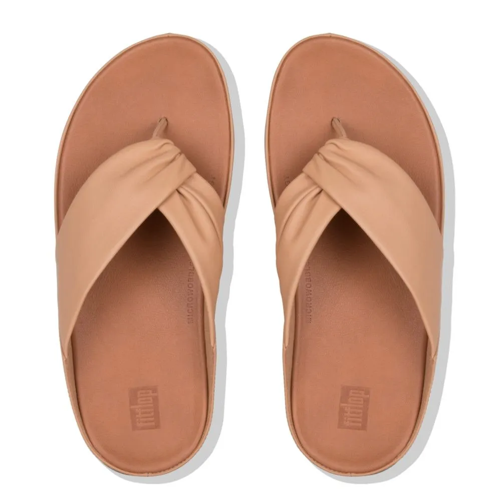 Twiss Blush Leather Thong Sandal