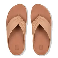 Twiss Blush Leather Thong Sandal