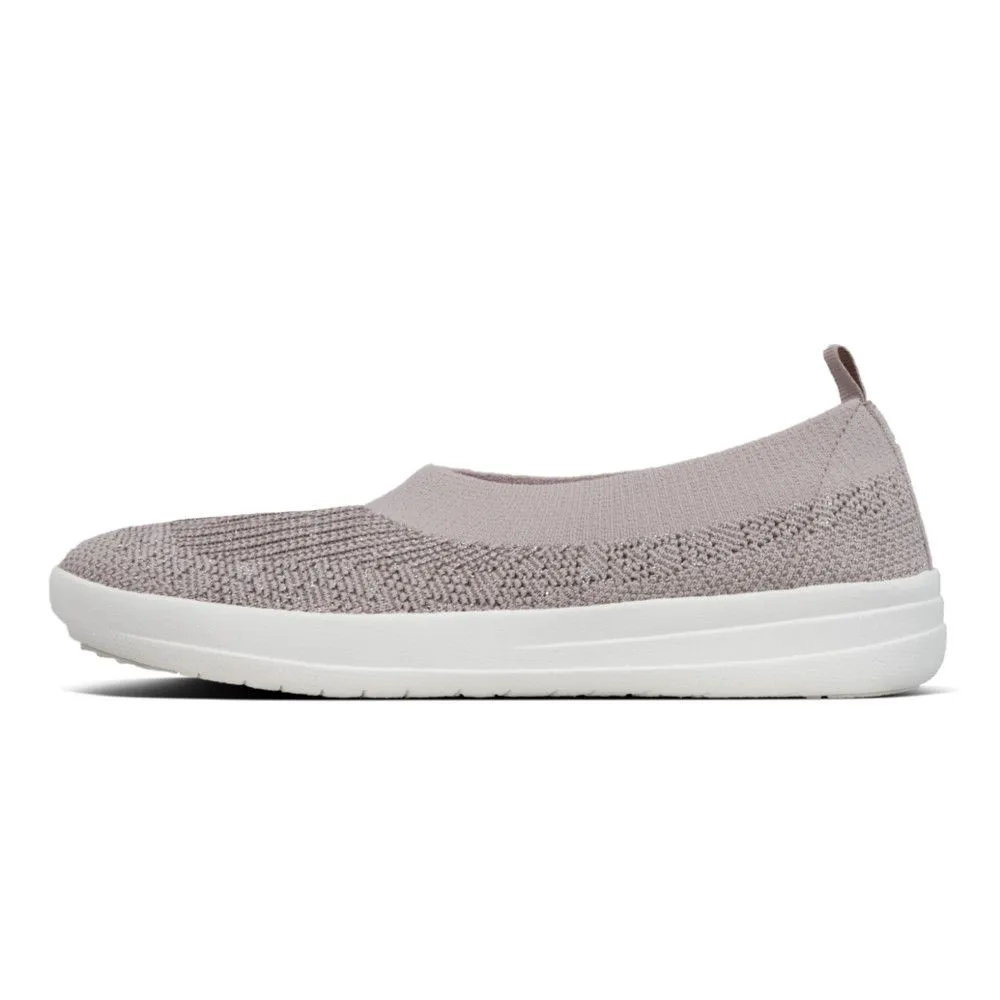 Uberknit Metallic Mink Ballerina Slip-On Shoe