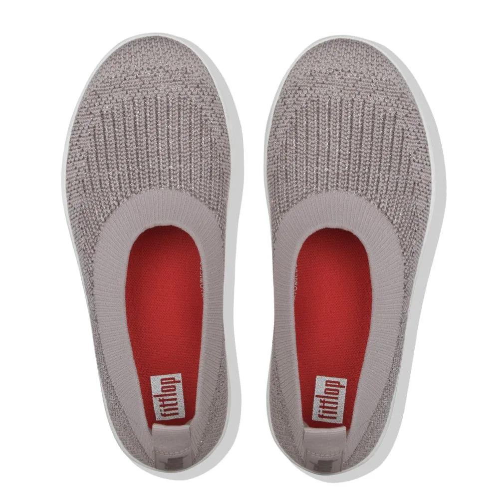 Uberknit Metallic Mink Ballerina Slip-On Shoe