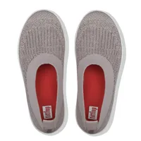 Uberknit Metallic Mink Ballerina Slip-On Shoe