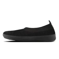 Uberknit All Black Ballerina Slip-On Flat