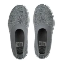 Uberknit Ballerina Crystal Charcoal / Dusty Grey Slip-On Flat