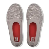 Uberknit Ballerina Crystal Metallic Mink Ballet Flat