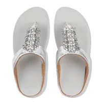 Velma Adorn Silver Thong Sandal