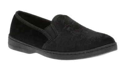 Debbie 2 Black Slip-On Slipper