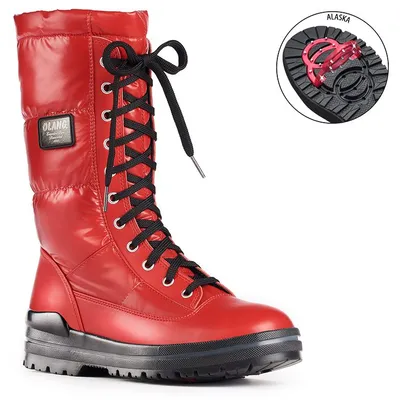 Glamour Red Winter Boot
