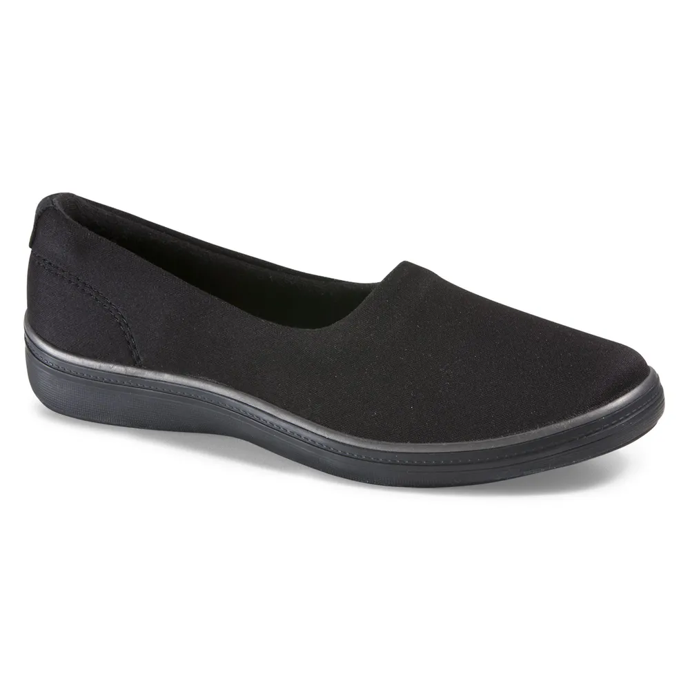 Lacuna Black Slip-On Loafer