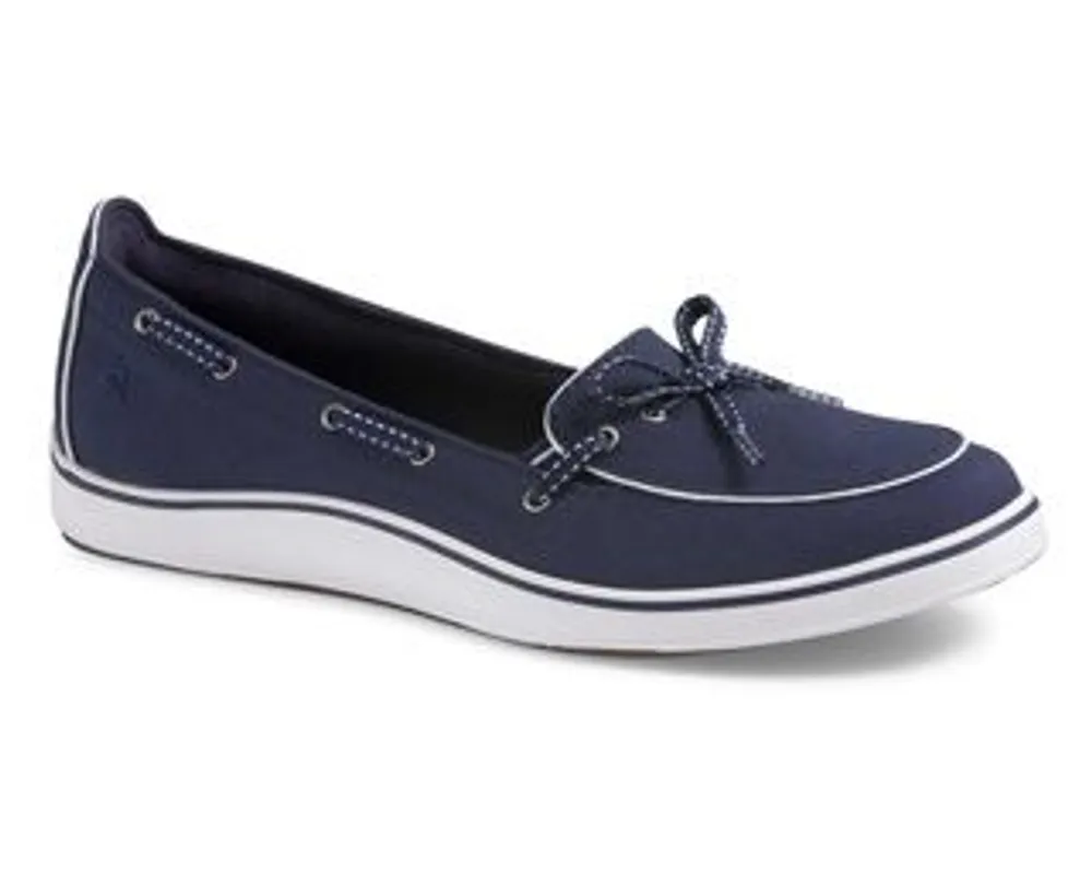 Windham Navy Flat Loafer