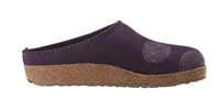 Spirit Purple Eggplant Wool Felt Clog