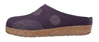 Spirit Purple Eggplant Wool Felt Clog