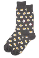 Hotsox Men's Deviled Eggs Crew Socks