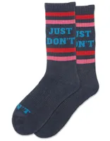 Hotsox Women's Just Don't Sport Crew Socks