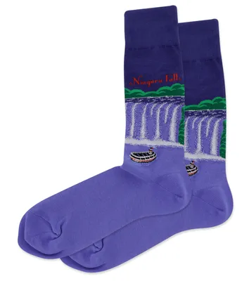 Hotsox Men's Niagara Falls Crew Socks