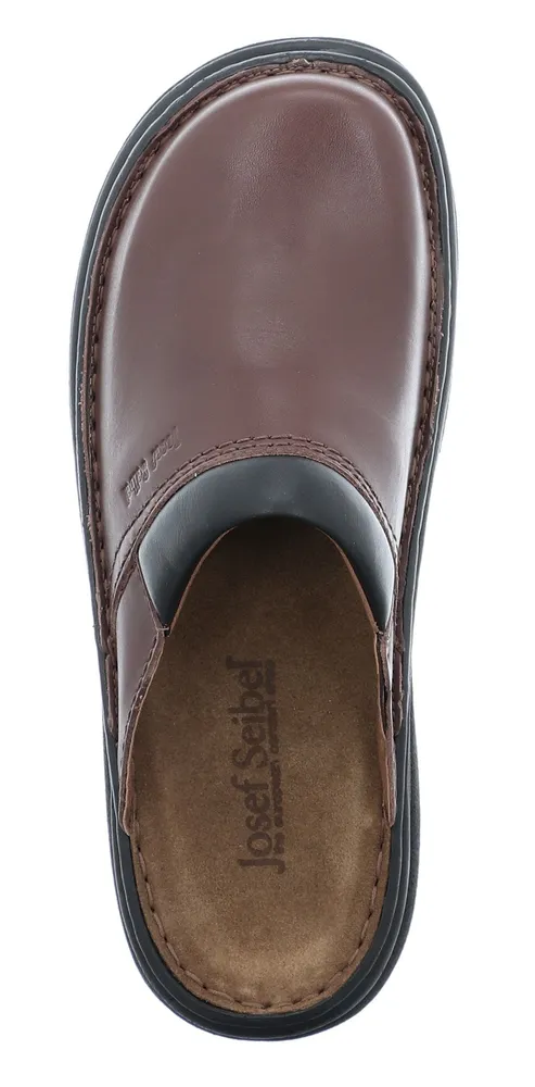 Max Brandy Brown Leather Slipper