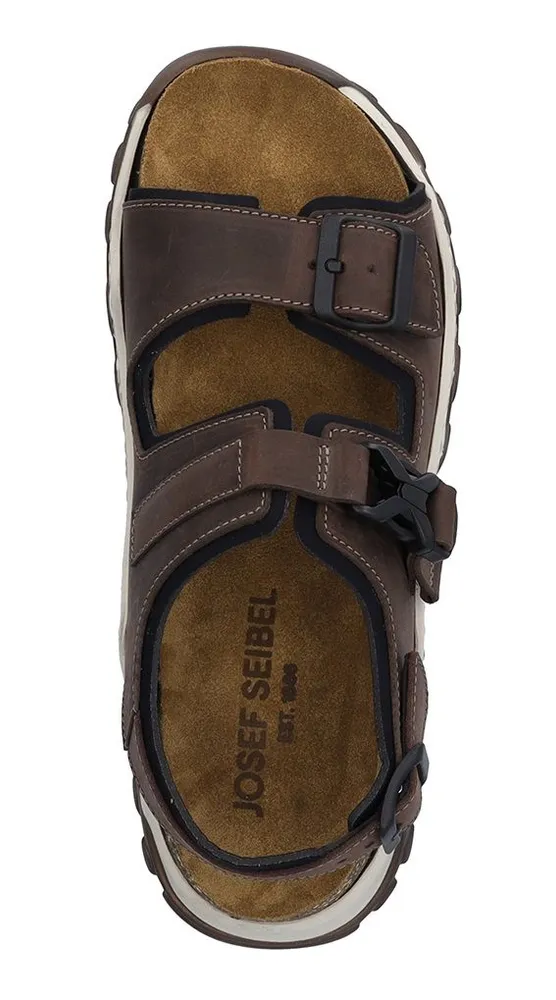 Janosch 02 Mocca Brown Leather Slingback Sandal