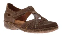 Rosalie 29 Brandy Brown Leather T-Strap Mary Jane Sandal