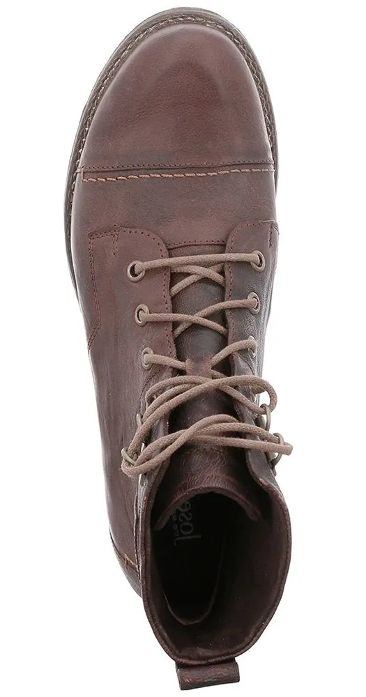 Sienna 17 Camel Brown Lace-Up Ankle Boot