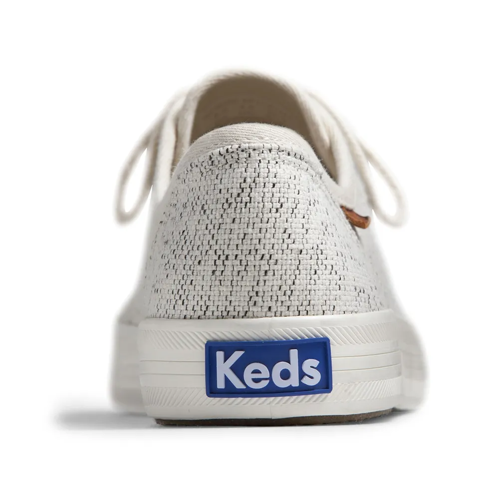 Kickstart Cream Canvas Lace-Up Tennis Sneaker