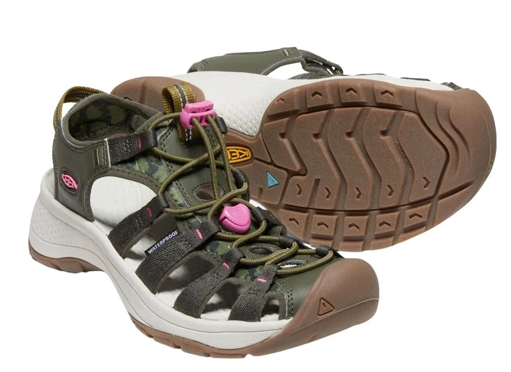 Astoria West Green Pink Waterproof Sports Sandal