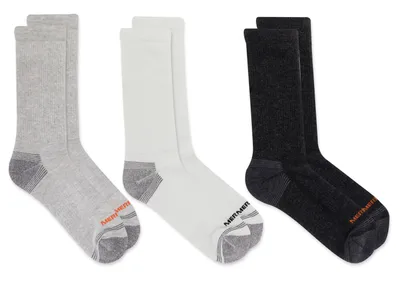 Repreve 3-Pack Hiker Crew Socks Grey