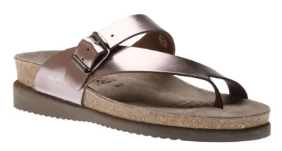 Helen Pink Metallic Thong Sandal