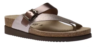 Helen Mix Old Pink Metallic Thong Sandal