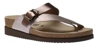 Helen Mix Old Pink Metallic Thong Sandal