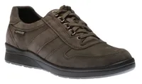 Valerian Graphite Nubuck Leather Lace-Up Walking Shoe