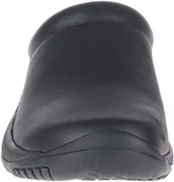 Encore Gust 2 Black Leather Wide Width Clog