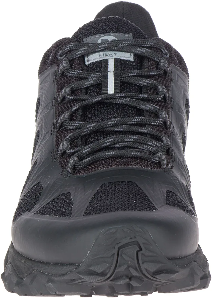 Fiery Black Trail Running Shoe