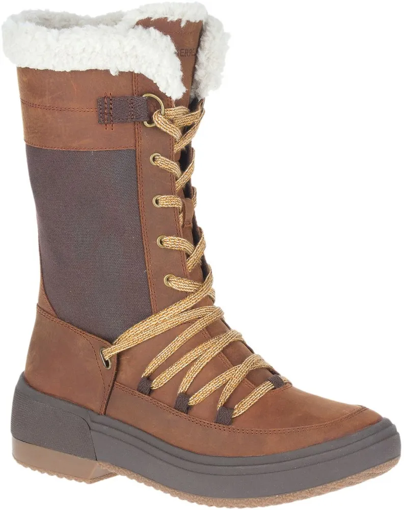 Haven Tall Lace Polar Waterproof Oak Boot