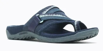 Terran 3 Cush Post Navy Thong Sandal