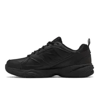 MID626K2 Slip-Resistant Black Leather Sneaker
