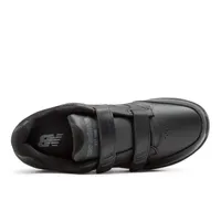 MW928HB3 Black Leather Velcro Walking Shoe