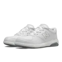 WW813WT White Leather Walking Shoe