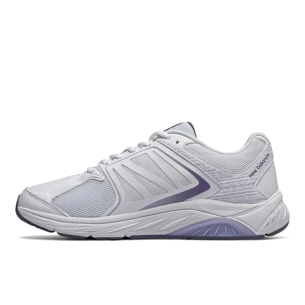 WW847WT3 White/Purple Walking Shoe