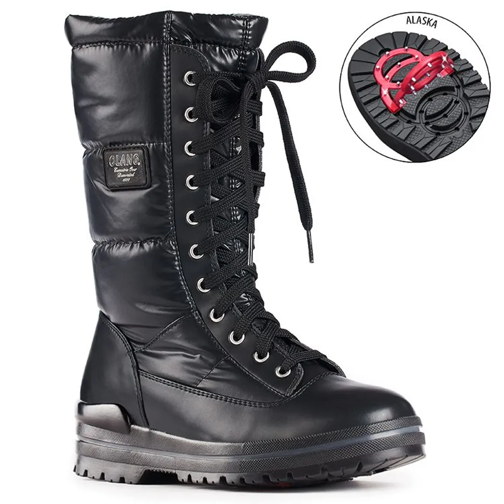 Glamour Black Winter Boot