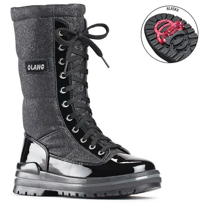 Glamour Lux Black Winter Boot