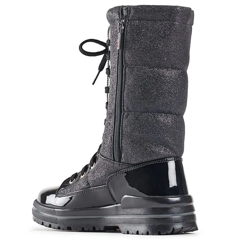 Glamour Lux Black Winter Boot