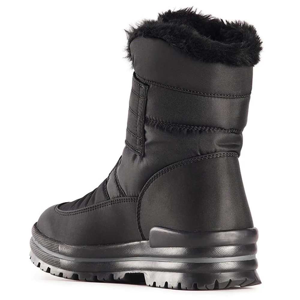 Luna Velcro Black Winter Boot