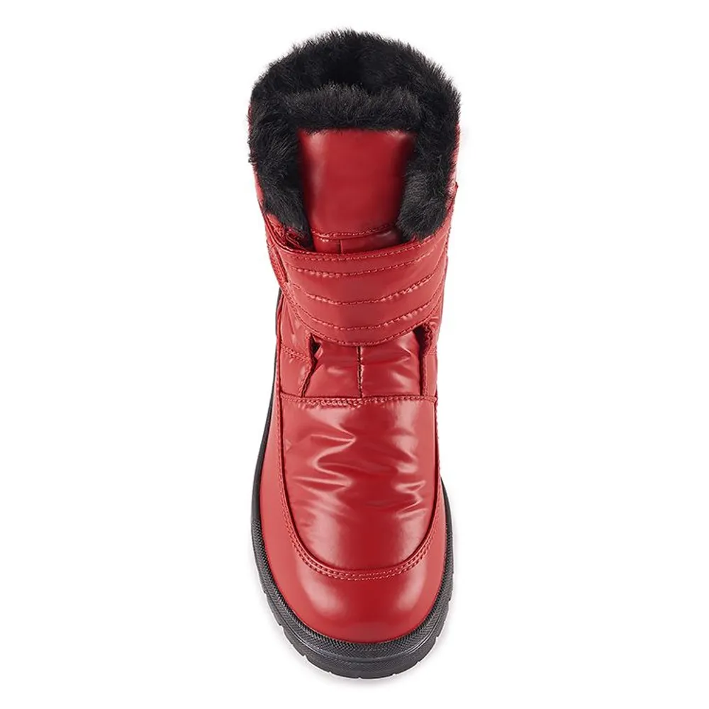 Luna Velcro Rosso Winter Boot