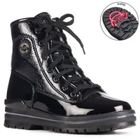 Sound Black Patent Winter Boot