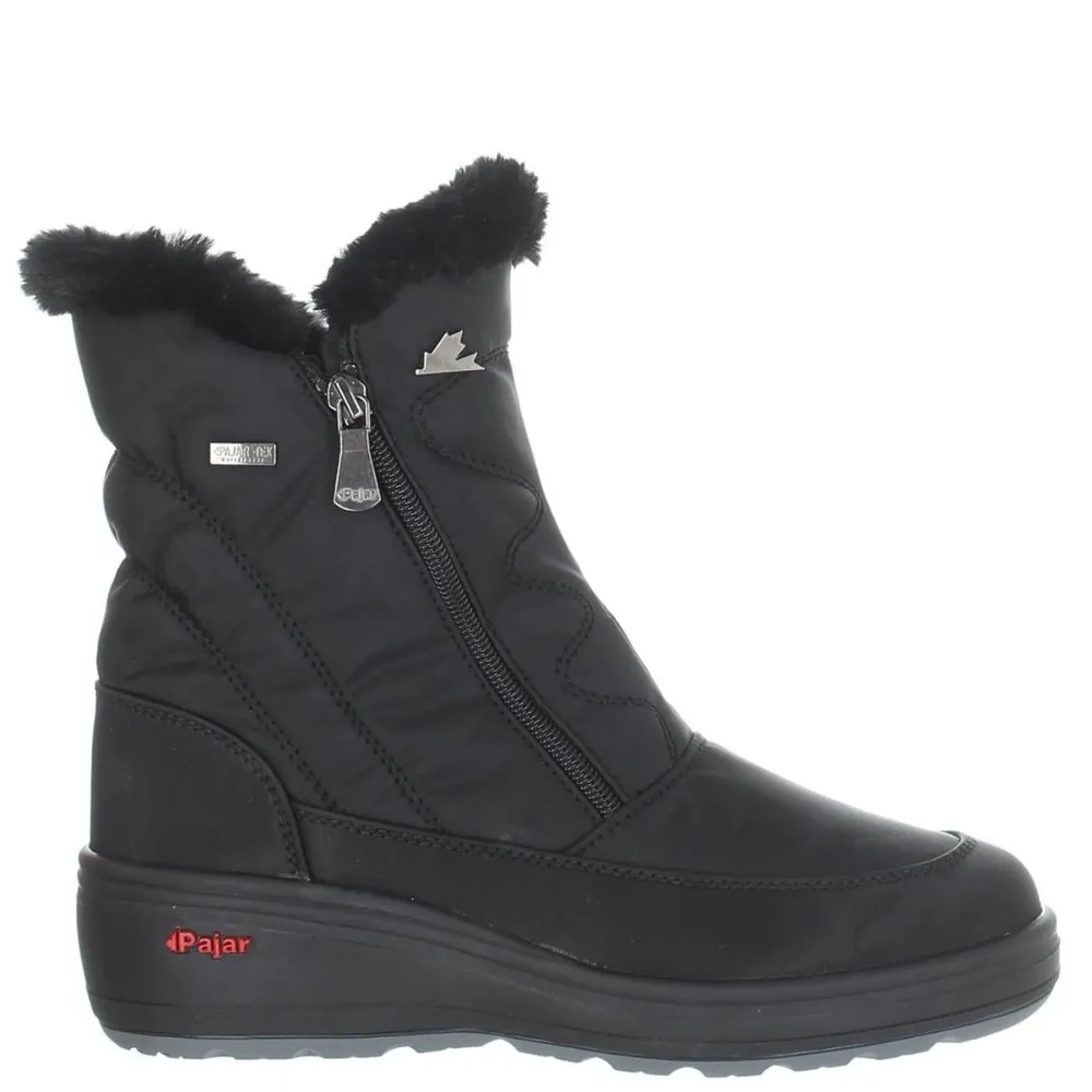 Veronica Black Nylon Winter Boot