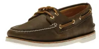 Men's Gold Cup Authentic Original Brown Leather Two Eye Boat Shoe