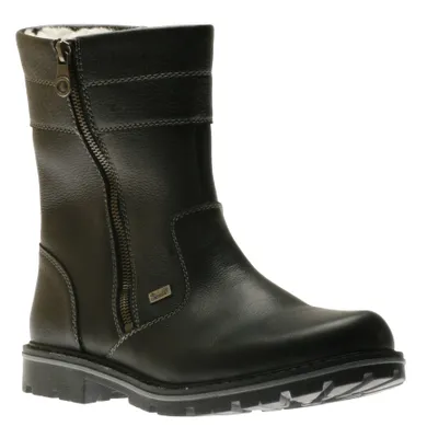 Michigan Black Water-Resistant Winter Boot