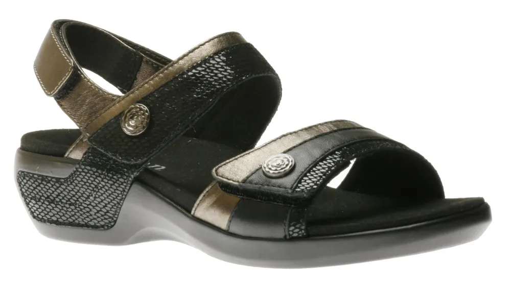 Katherine Metallic Leather Sandal